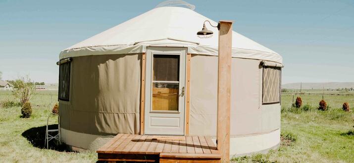 2 Handpicked Yurts In Wallowa County, Oregon