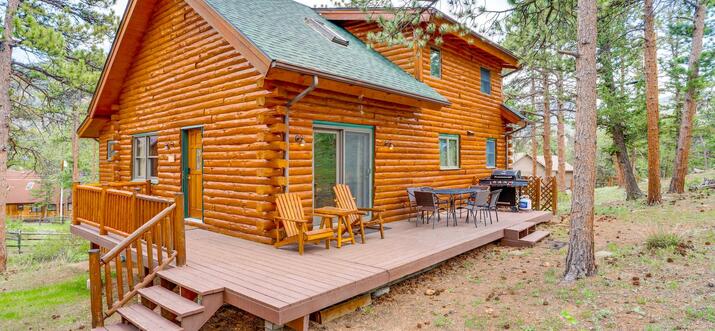 secluded cabins rocky mountain national park