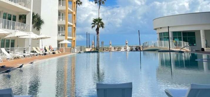 south padre island hotels with private beach