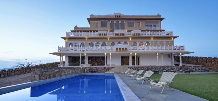 hotels with private pool in rajasthan