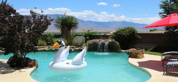 airbnb santa fe with pool