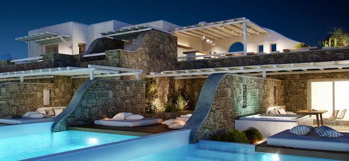 cave hotels mykonos