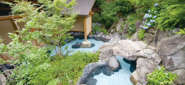 日本大阪露天溫泉旅館