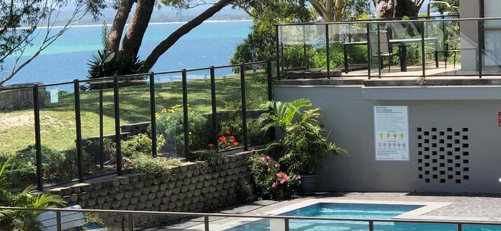 airbnb nelson bay with pool