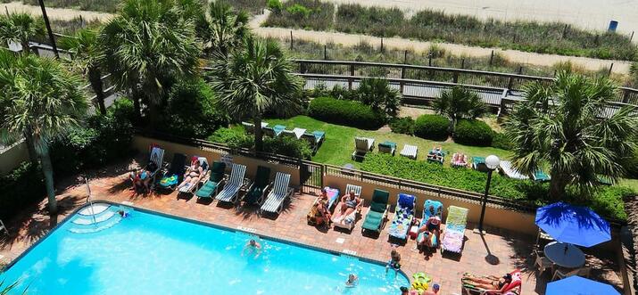 myrtle beach hotels with free parking