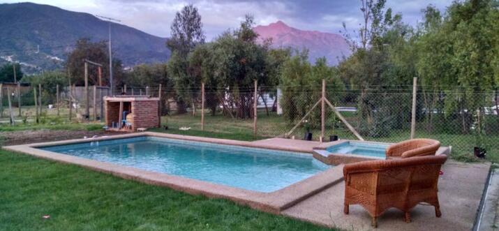 Cabañas con piscina