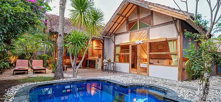 印尼吉利艾爾 9 大最佳 Airbnb 民宿推薦