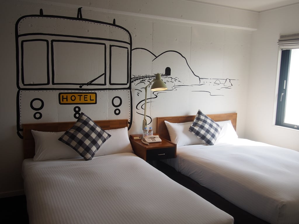 unique hotels in shonan | plenty of space for the family in the comfortable secret top floor rooms