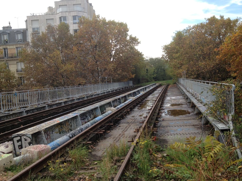 Former tracks of the Petite Ceinture