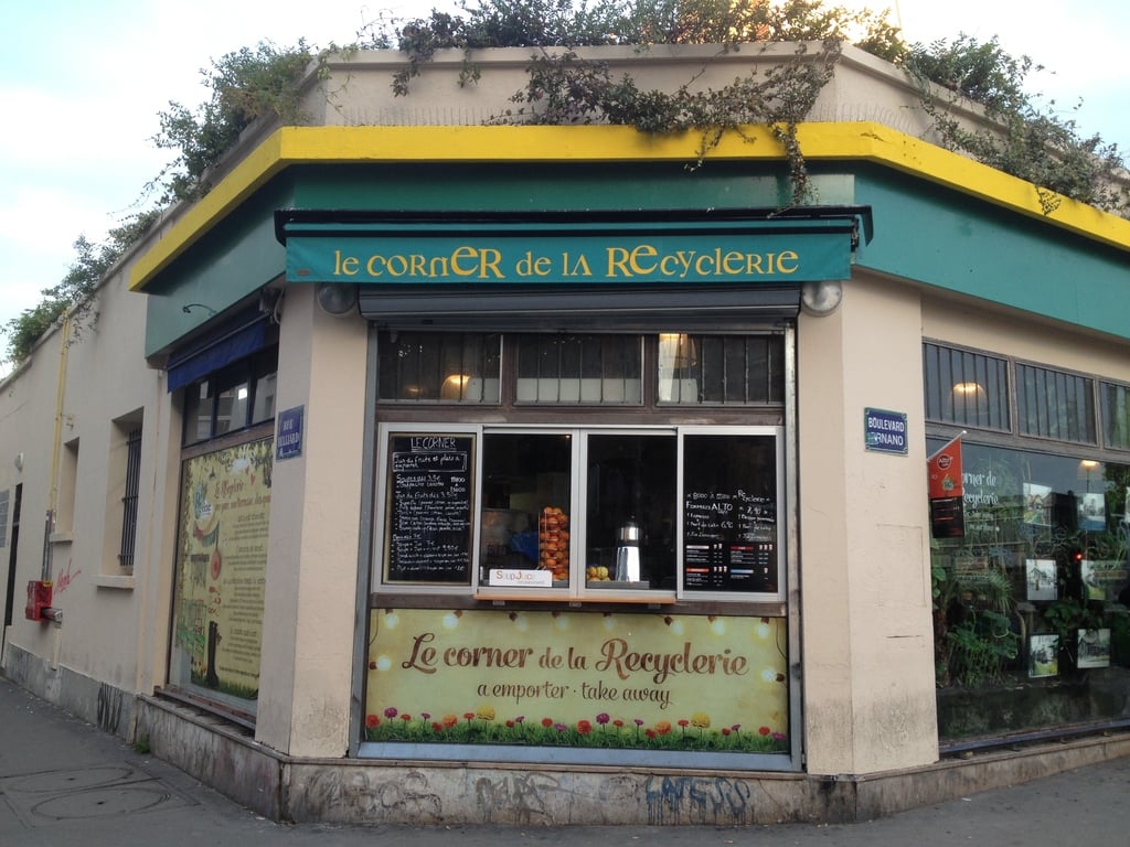 The REcyclerie restaurant occupies the former Orano train station