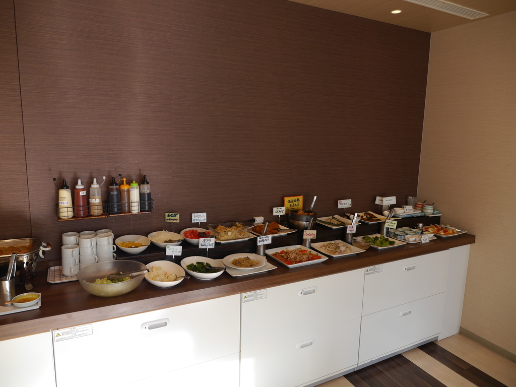 hotels in in sendai | breakfast is a deal, and a delicious feast