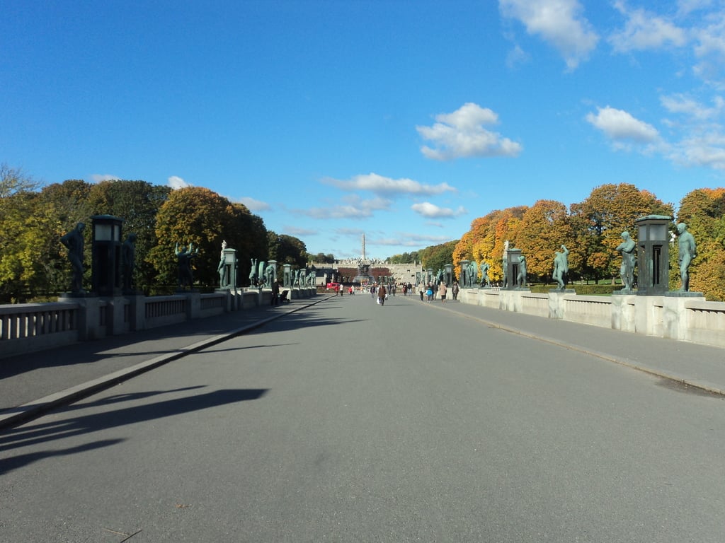 attractions in oslo frogner park | have a walk across a bridge surrounded by dozens of statues