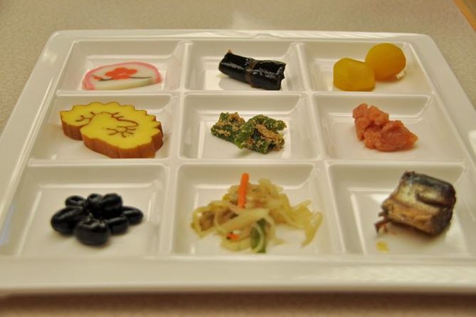 hotels with view in kitakyushu | the breakfast is a traditional new year meal