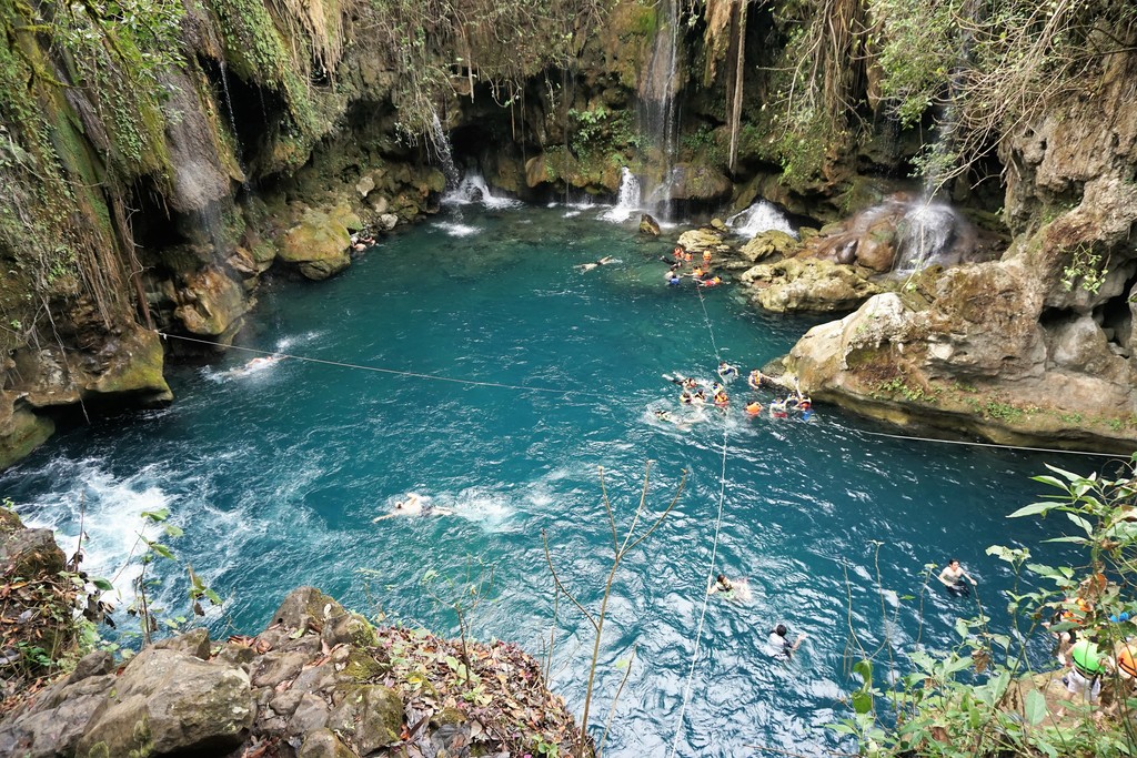 The lower caverns of Puente de Dios