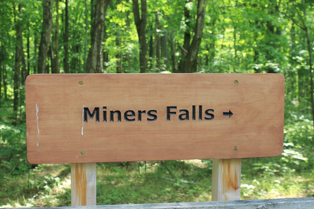 The trailhead is clearly marked.