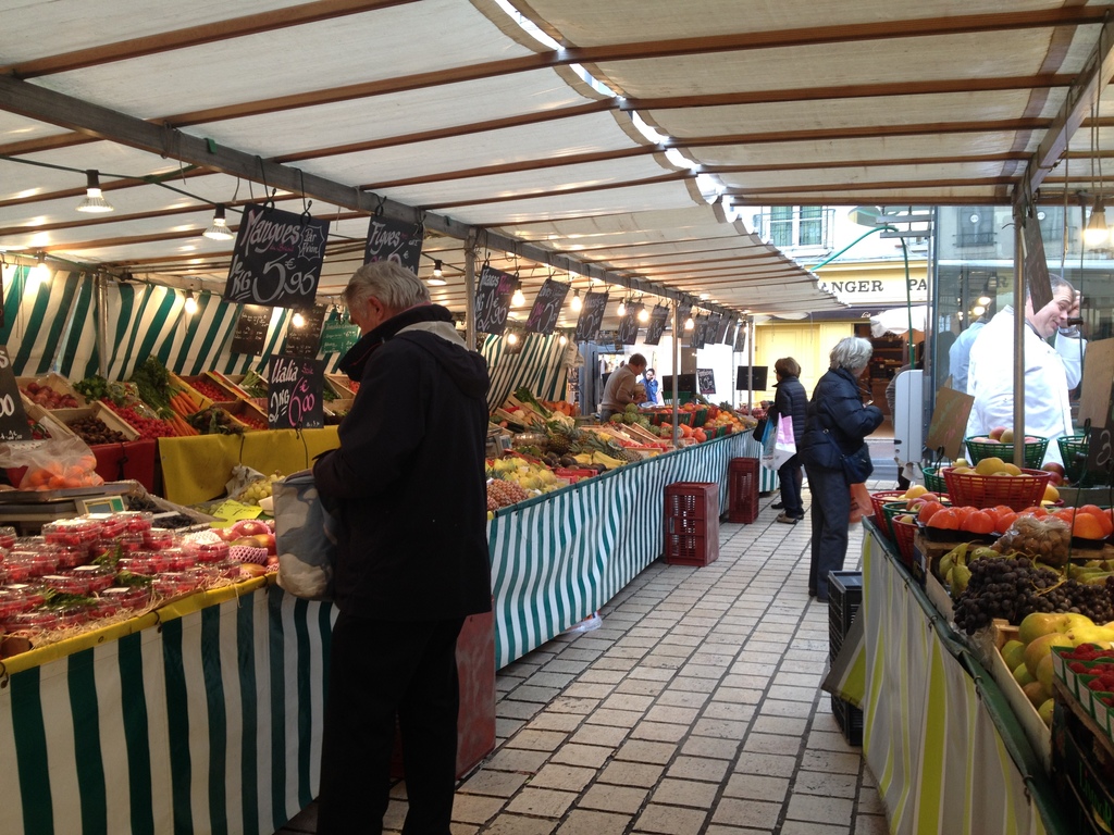 Vendors at the market