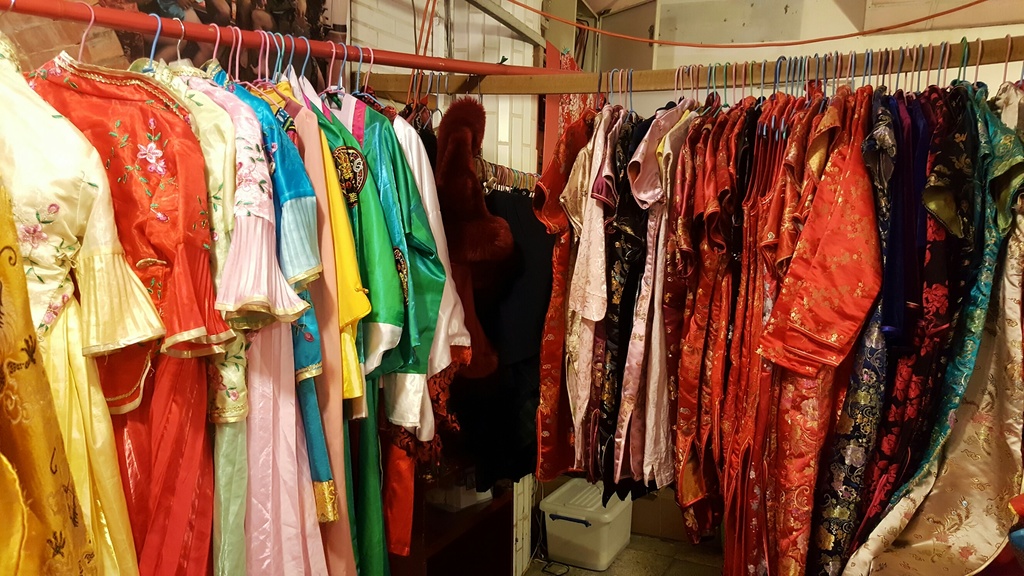 The numerous outfits to choose from.