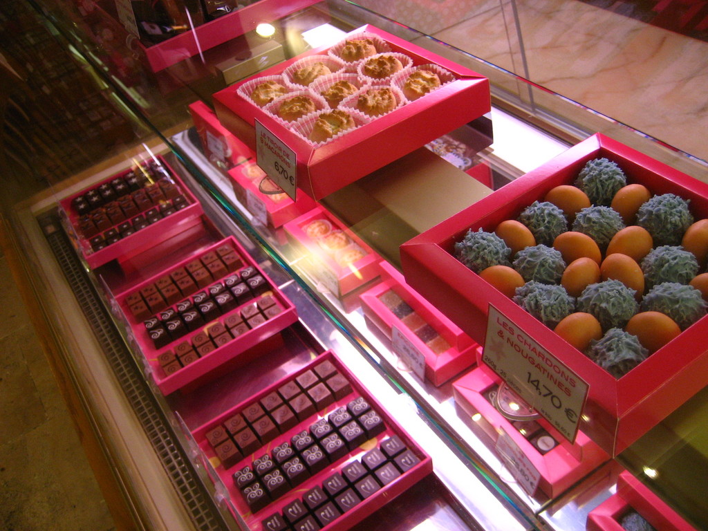 Lots of choices in the takeaway bakery case