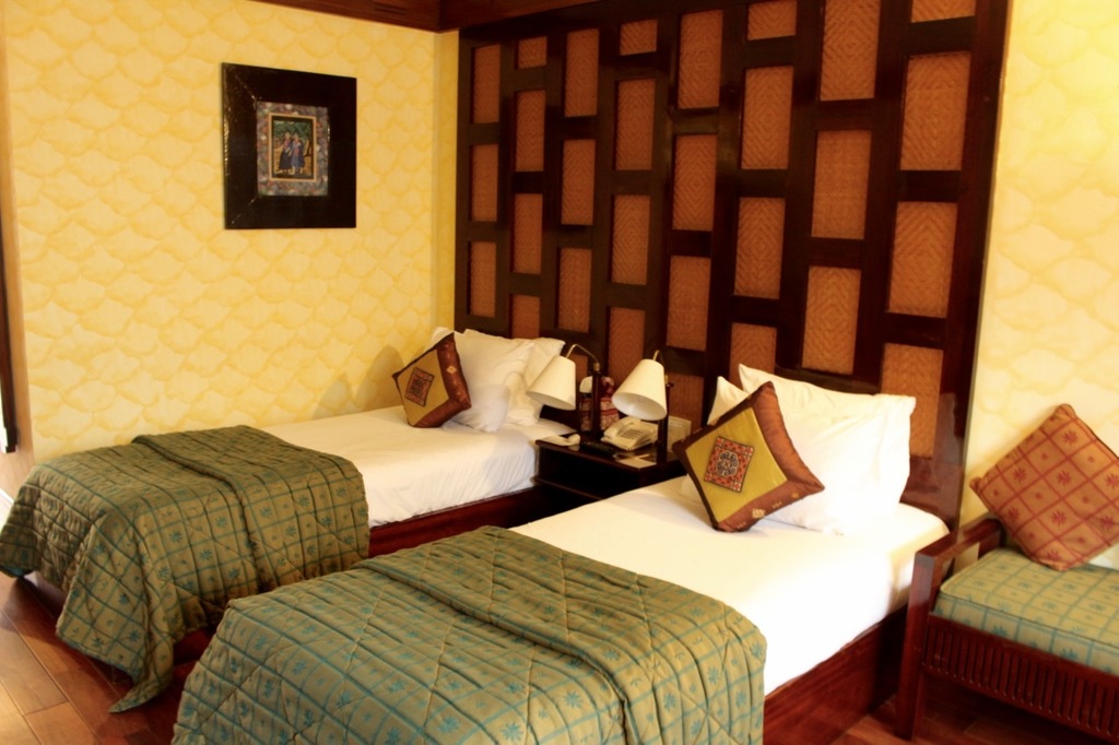 spacious yet warm and cozy room with first-class comfort