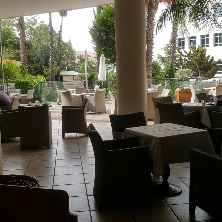 Outdoor patio for al fresco eating