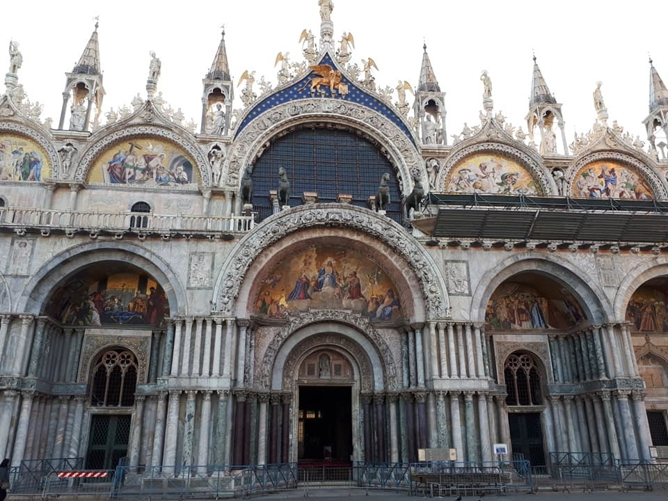 see san marco basilica and doge's palace on st. mark's square