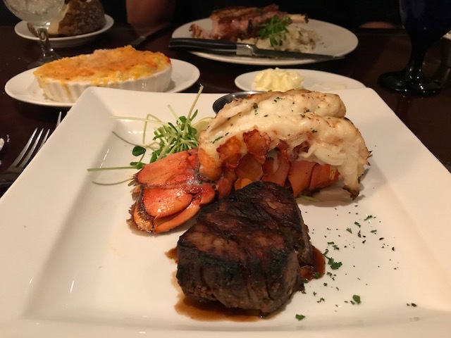 Michelle's Restaurant (steak and lobster) 