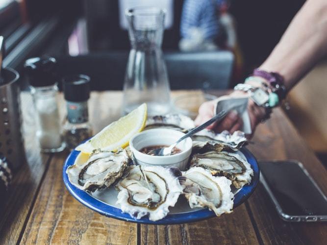 Oysters are everyone's favourite menu