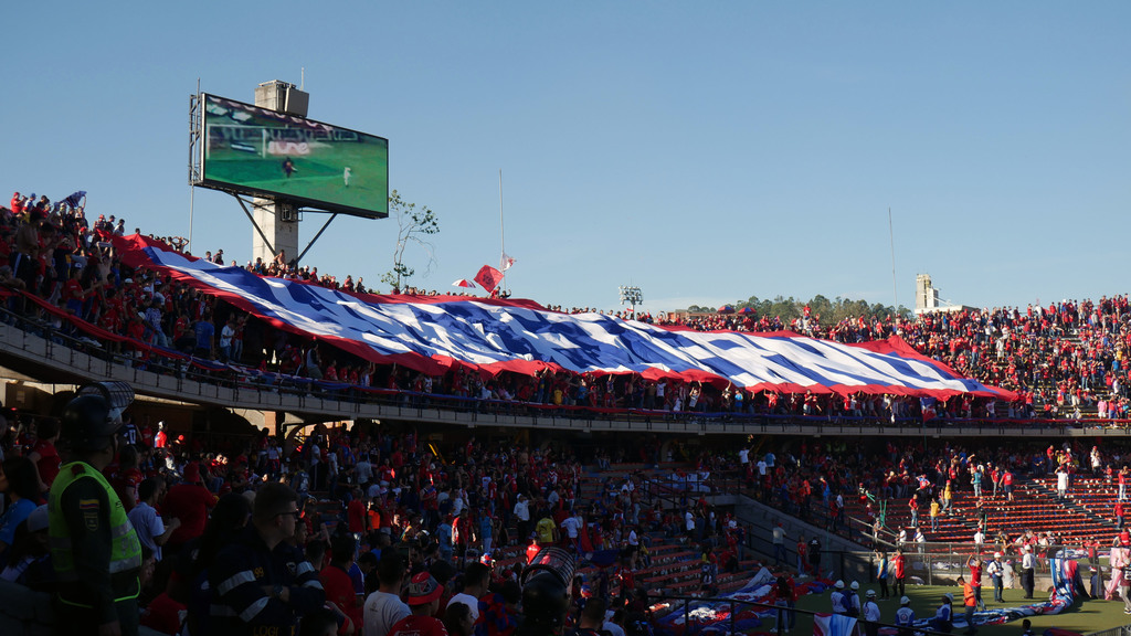 The home team supporter on the south stand
