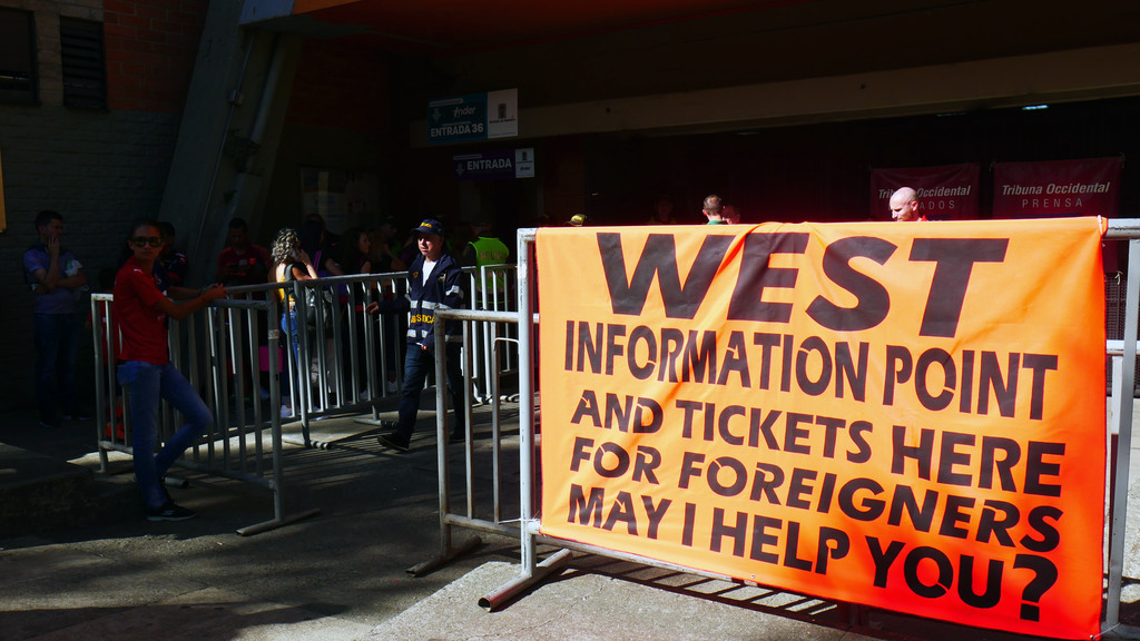 Ticket booth for tourists in West area