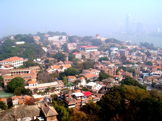 Historic district in Gulangyu, Xiamen, China