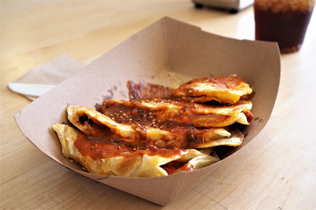 Kimchi quesadillas