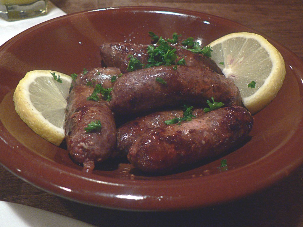 lamb and beef sausage - makanek