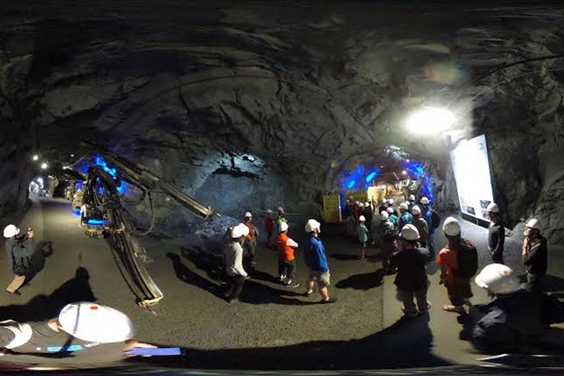 LKAB besöksgruva, Kiruna, 2018-06