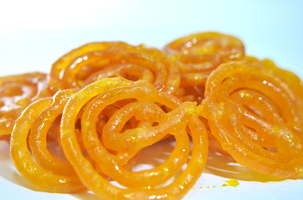 Jalebi - Closeup View of Jalebis