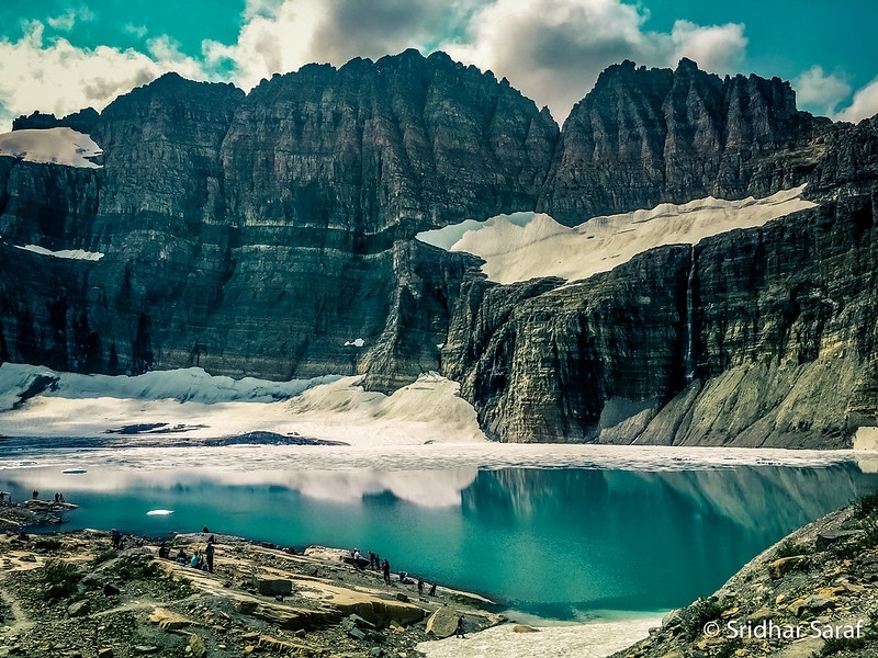 Grinnell Glacier, Glacier National Park, Montana (USA) - Aug 2017