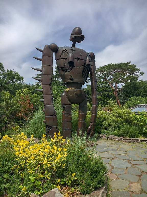 Iron Giant on the top of the Studio Ghibli Museum