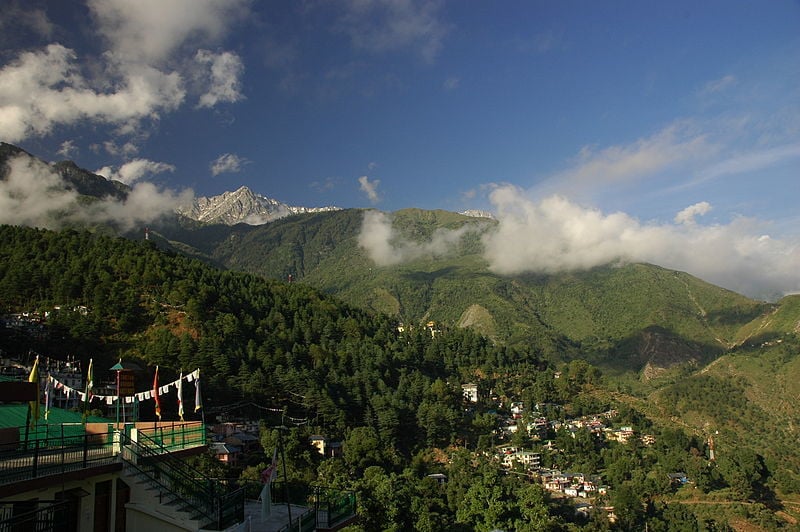 View over McLeod Ganj, Himachal Pradesh
