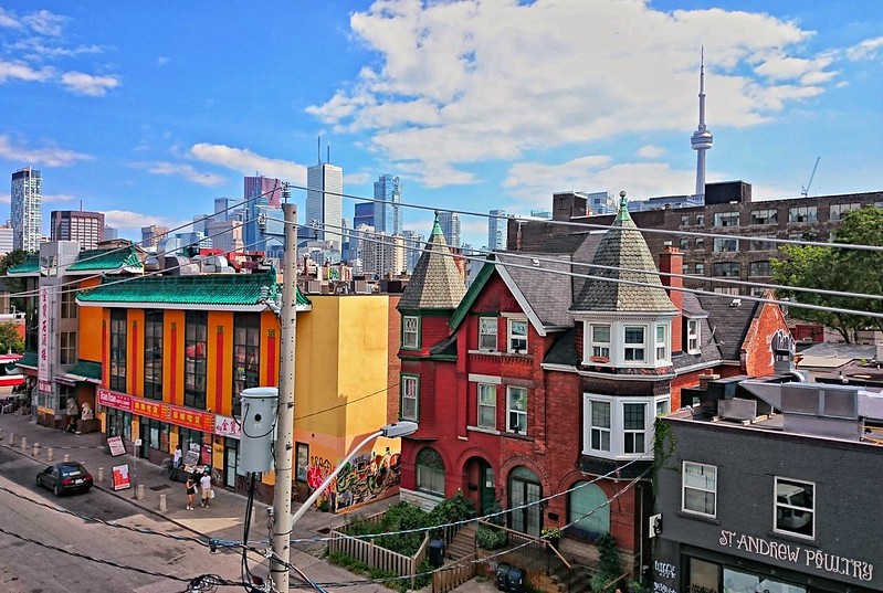 Views from Kensington Market parking deck
