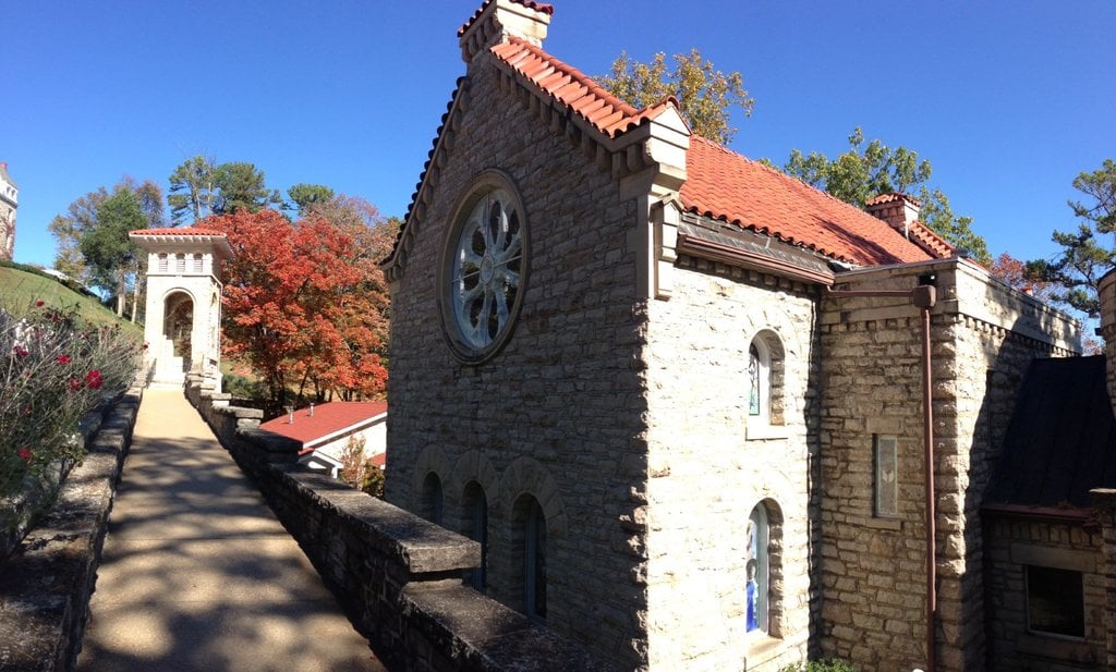 Eureka Springs AR, 27 Oct 2012.  Saint Elizabeth of Hungary Catholic Church.  Beautiful!!