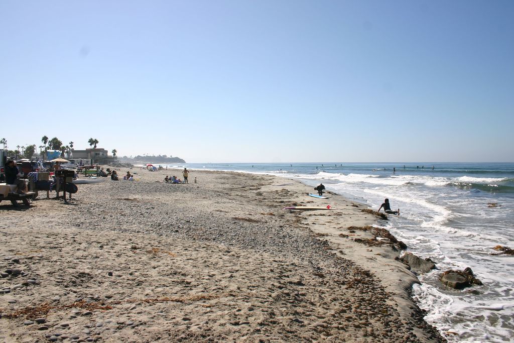 Cardiff Beach looking south