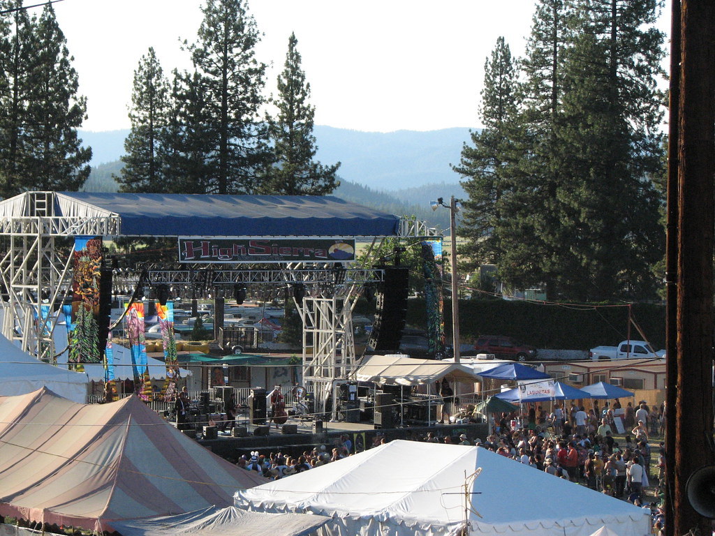 High Sierra Music Festival - Main Stage from the Grandstand