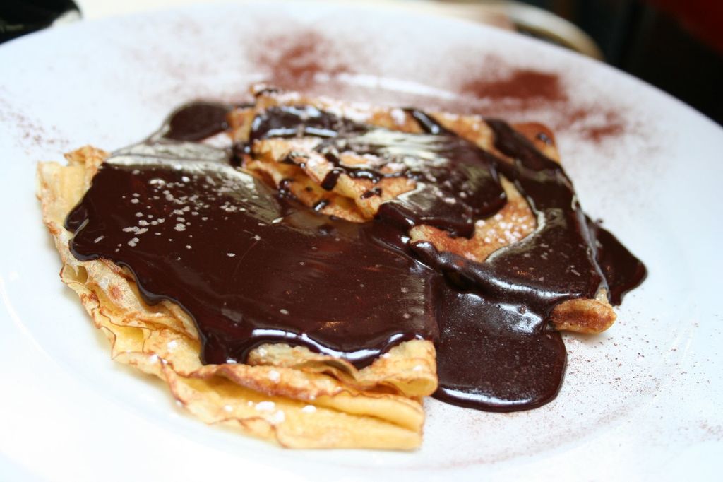 Crepes con chocolate