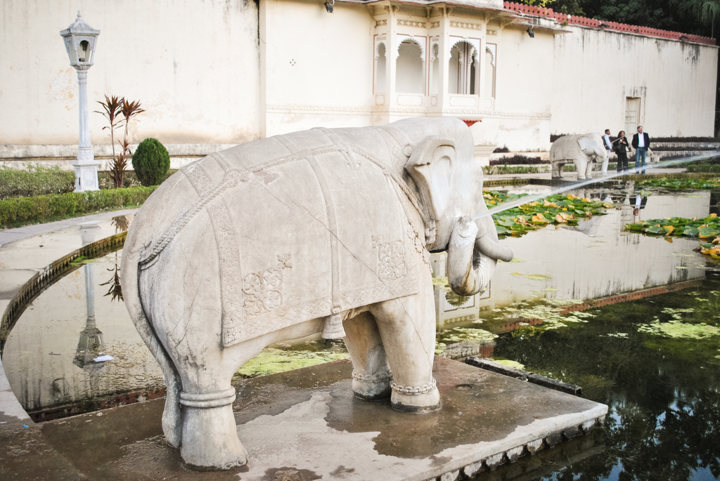 Elephant shaped fountain-Sahelion Ki Bari, Udaipur