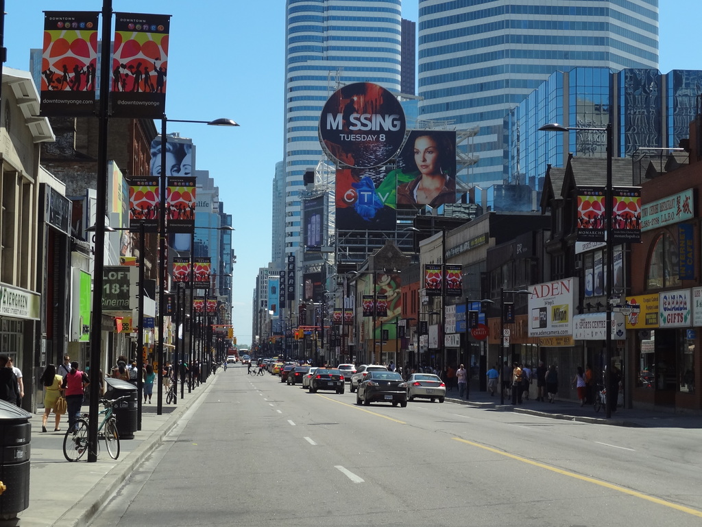 Yonge Street south of College St., Toronto