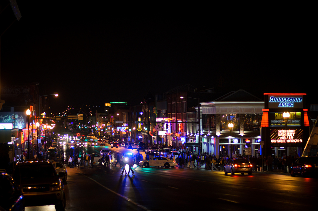 Downtown Nashville at Night