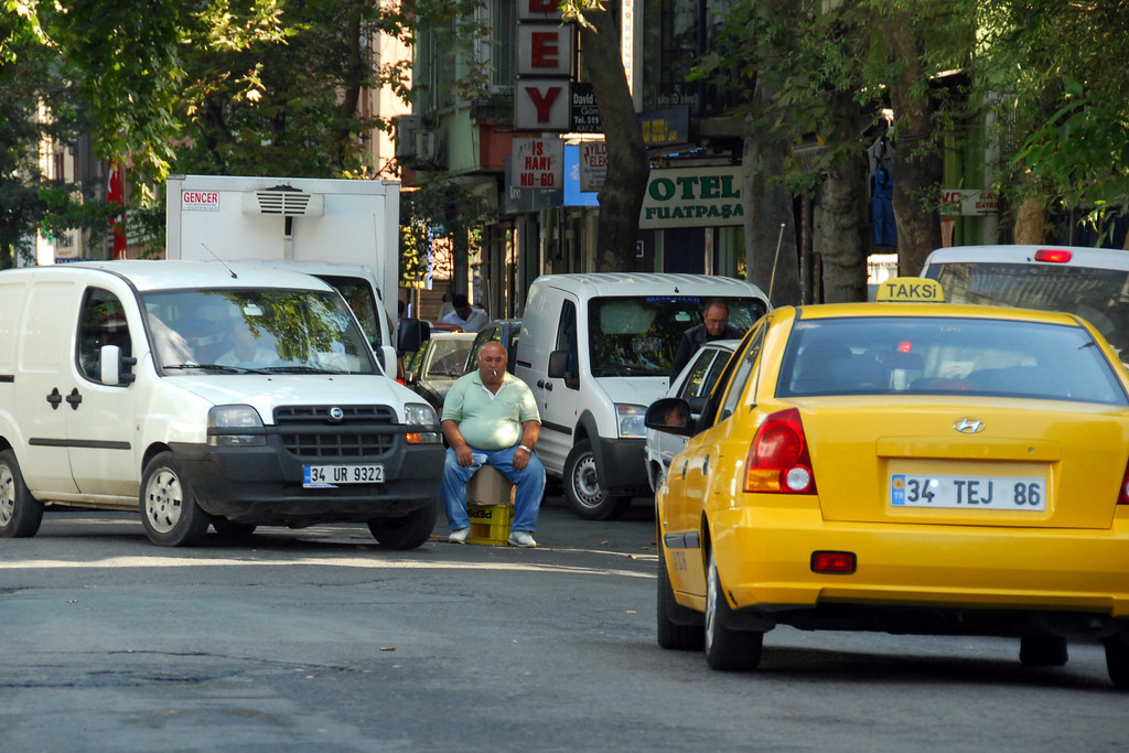 relaxing, on the street