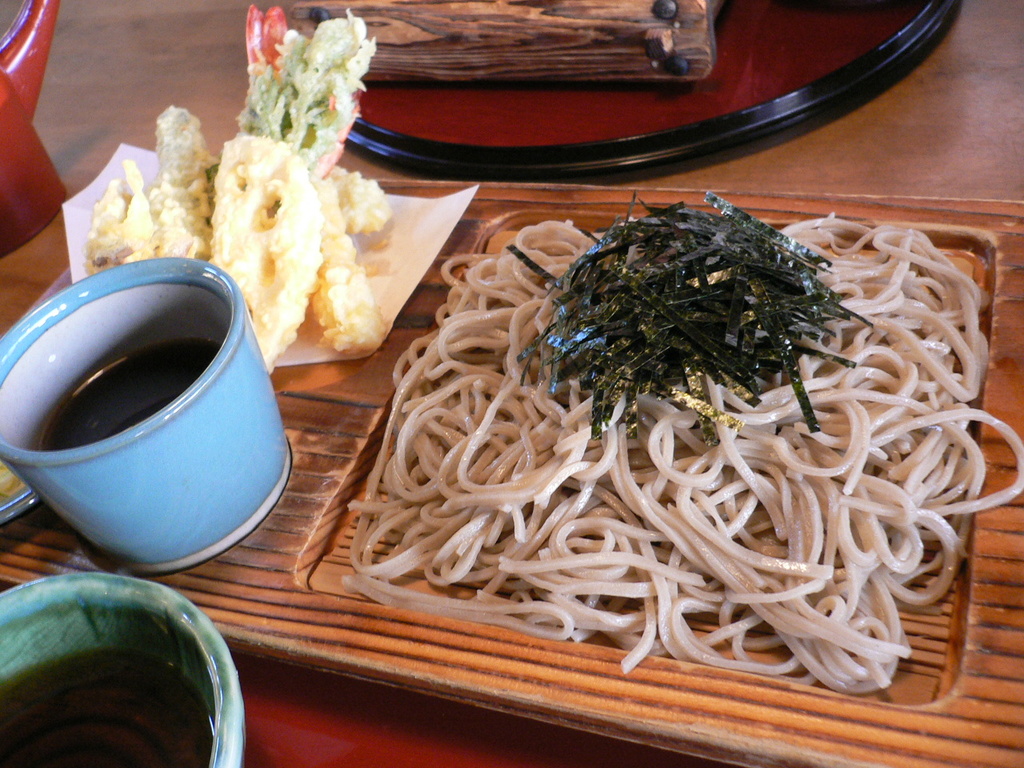 Shinshu soba, ten zaru by hirotomo in Suwa, Nagano