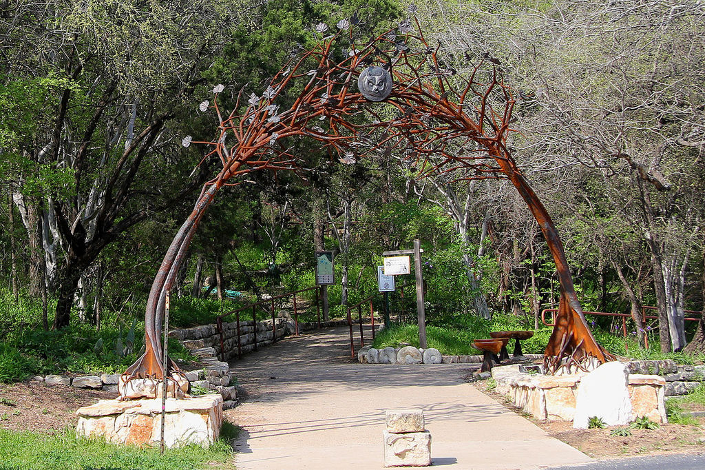 Austin nature center entrance