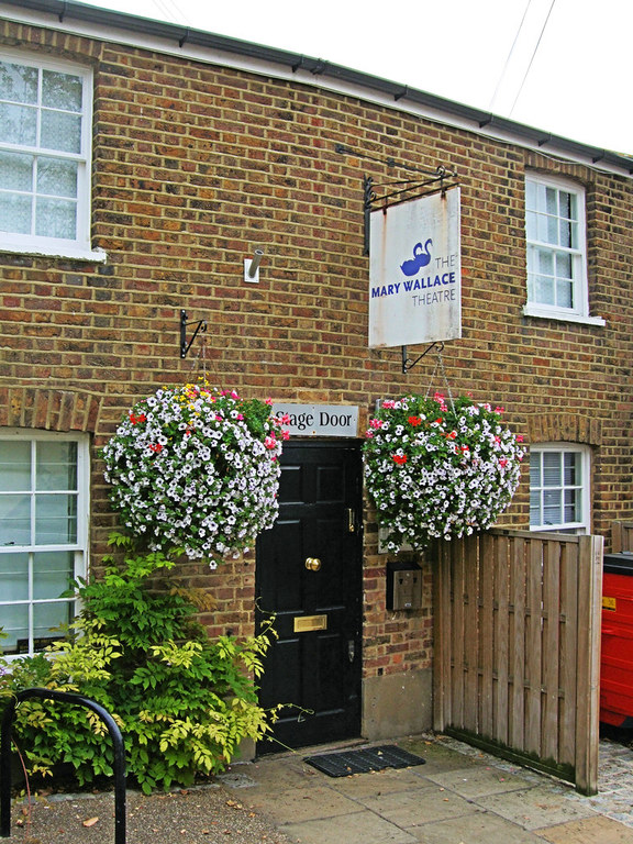 Stage Door To The Mary Wallace Theatre, Twickenham - London.