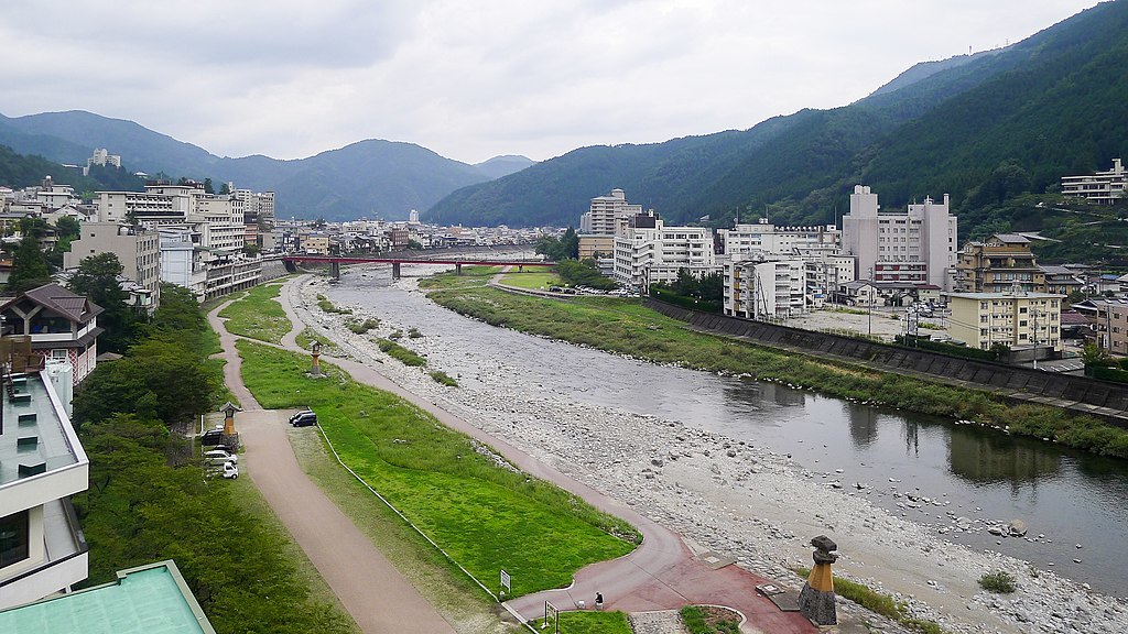 View over Gero, Gifu, Japan (2012)